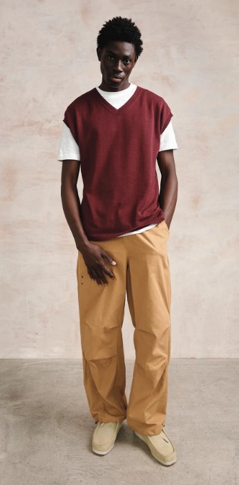 KOMODO men vegan Trousers Safari Camel